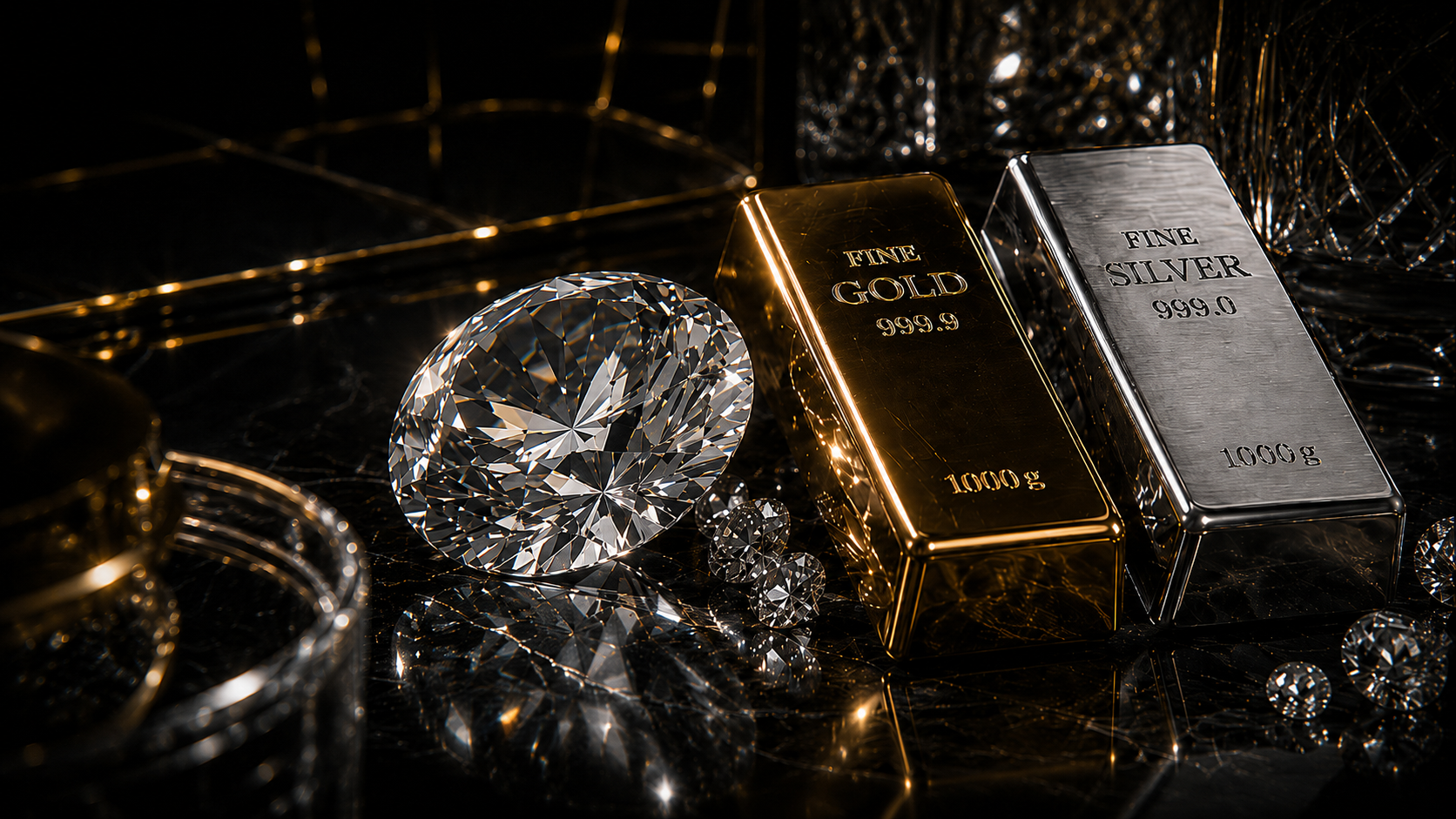 Oro, argento e diamante certificato — CREA my GOLD